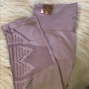 NWT PINK ANKLE TIGHTS SIZE M